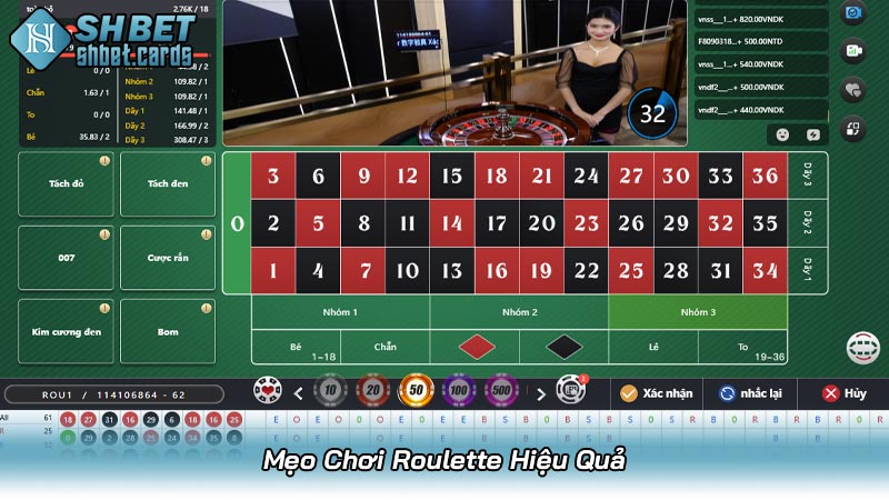 Mẹo Chơi Roulette Hiệu Quả